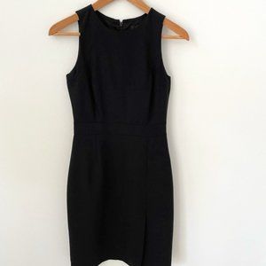 Jcrew silk black dress